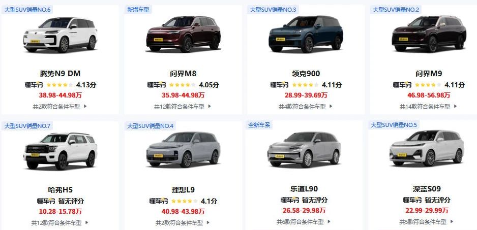 扎堆大SUV，多数玩家成为陪跑者