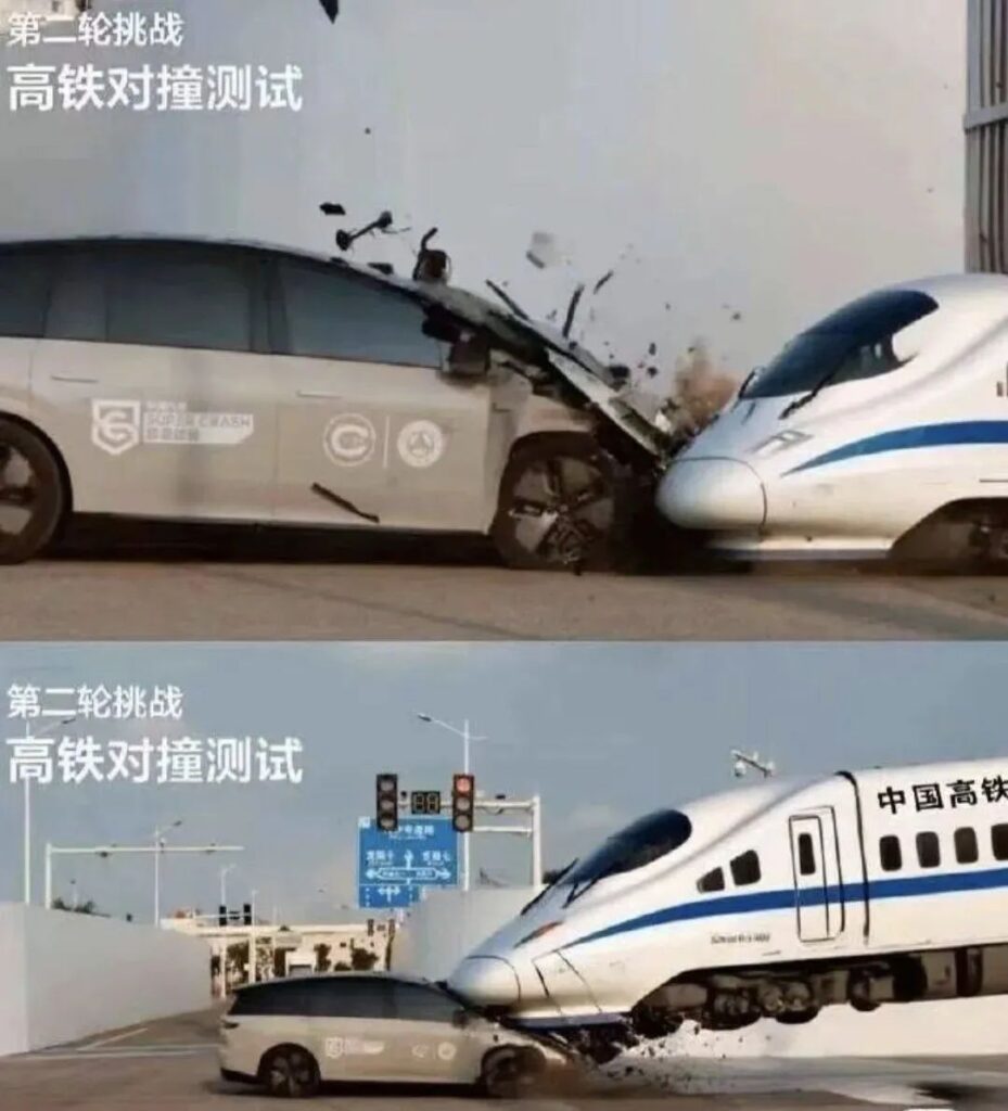 理想/中国汽研回应撞卡车测试：无心之举，不涉他品安全评价