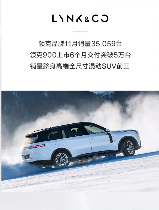 11月吉利销31万辆再创历史新高，明年国内冠军之争有好戏看了