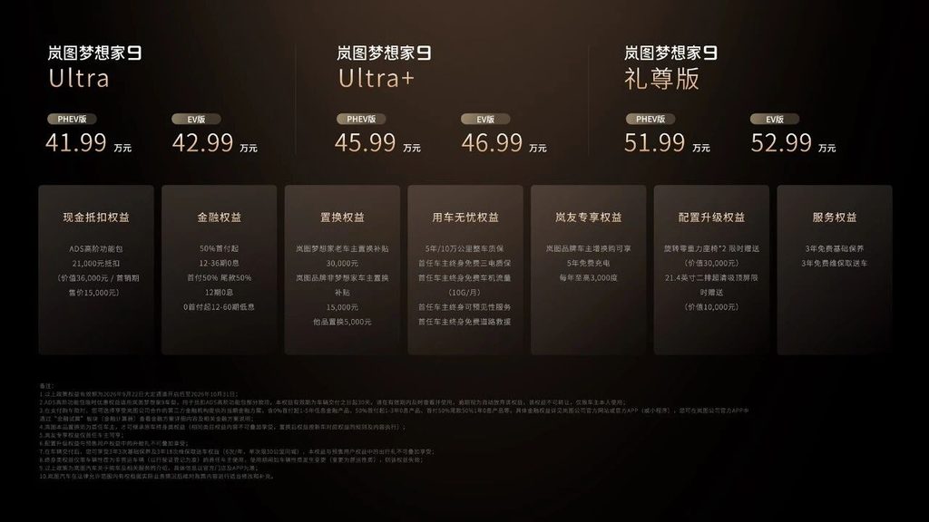 梦想家9上市 41.99万元起！首款升降立标MPV