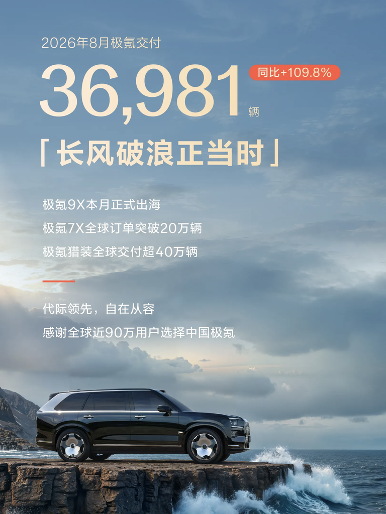 8月新势力销量，月销4万还是太难了！